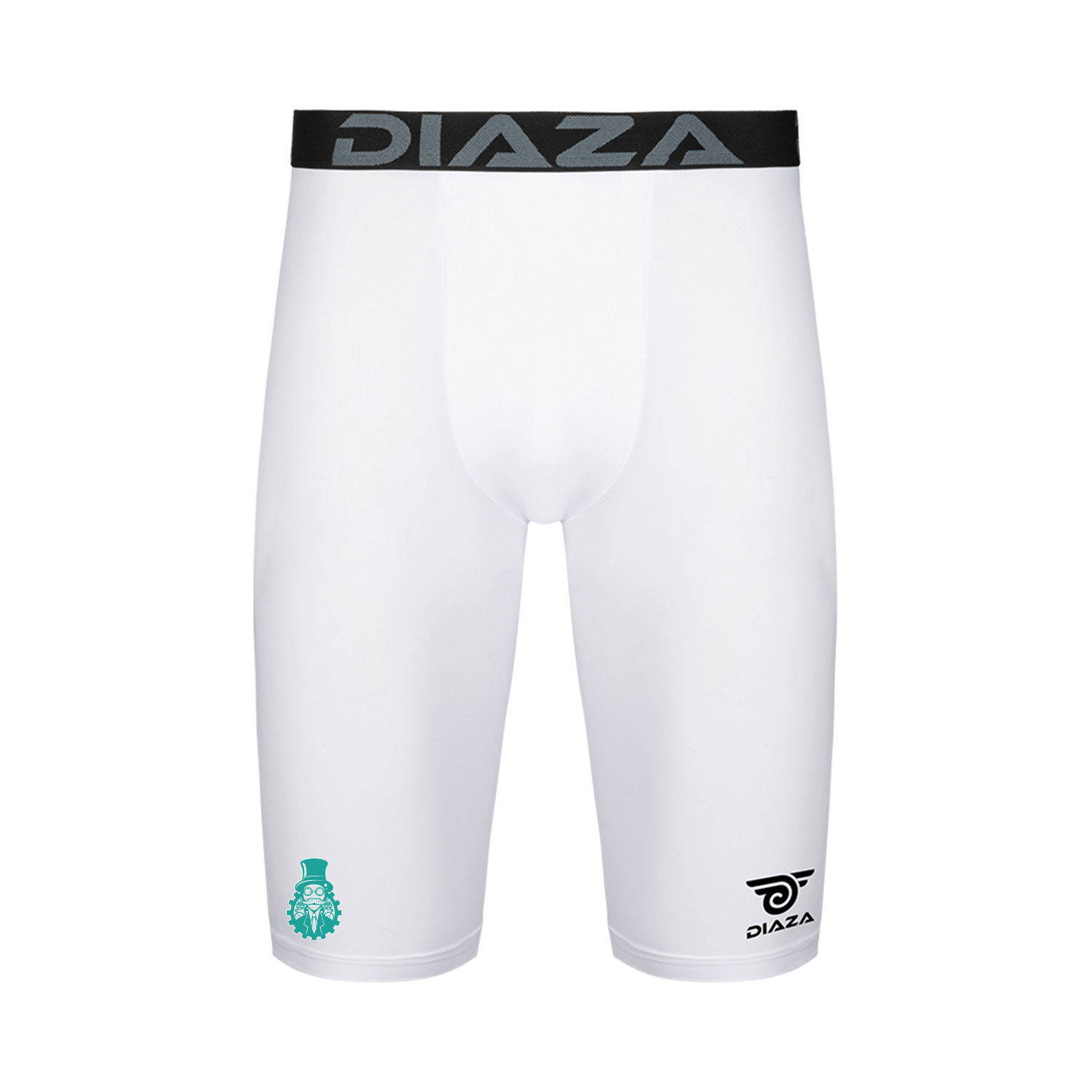 Detroit Innovators Compression Shorts White - Diaza Football 