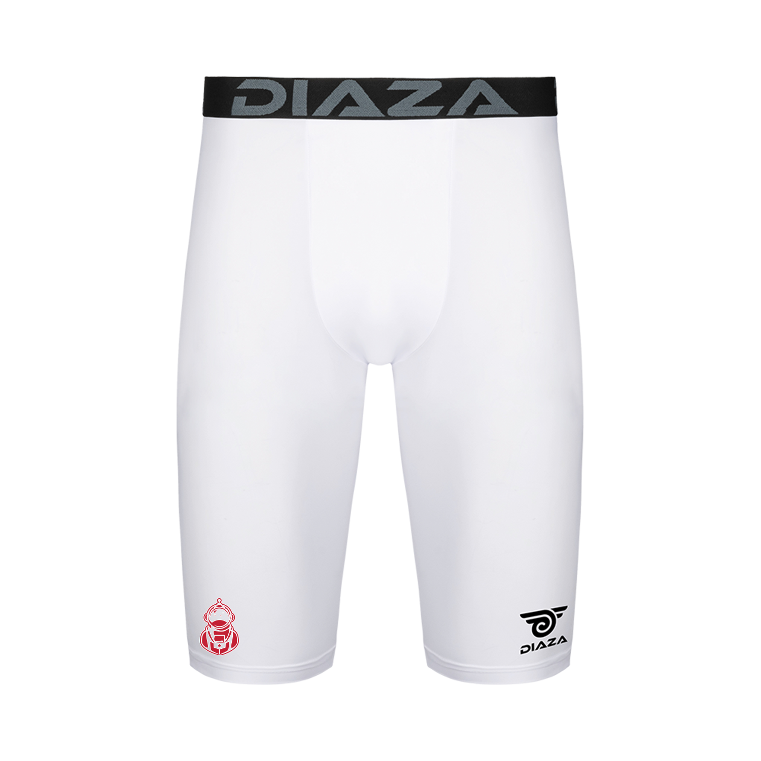 League City Legends Compression Shorts White - Diaza Football 