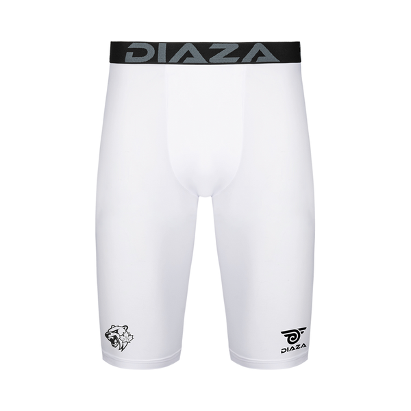Ottawa Black Bears Compression Shorts White - Diaza Football 