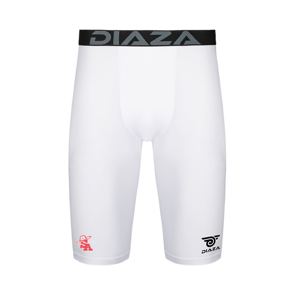 San Antonio Soldados Compression Shorts White - Diaza Football 