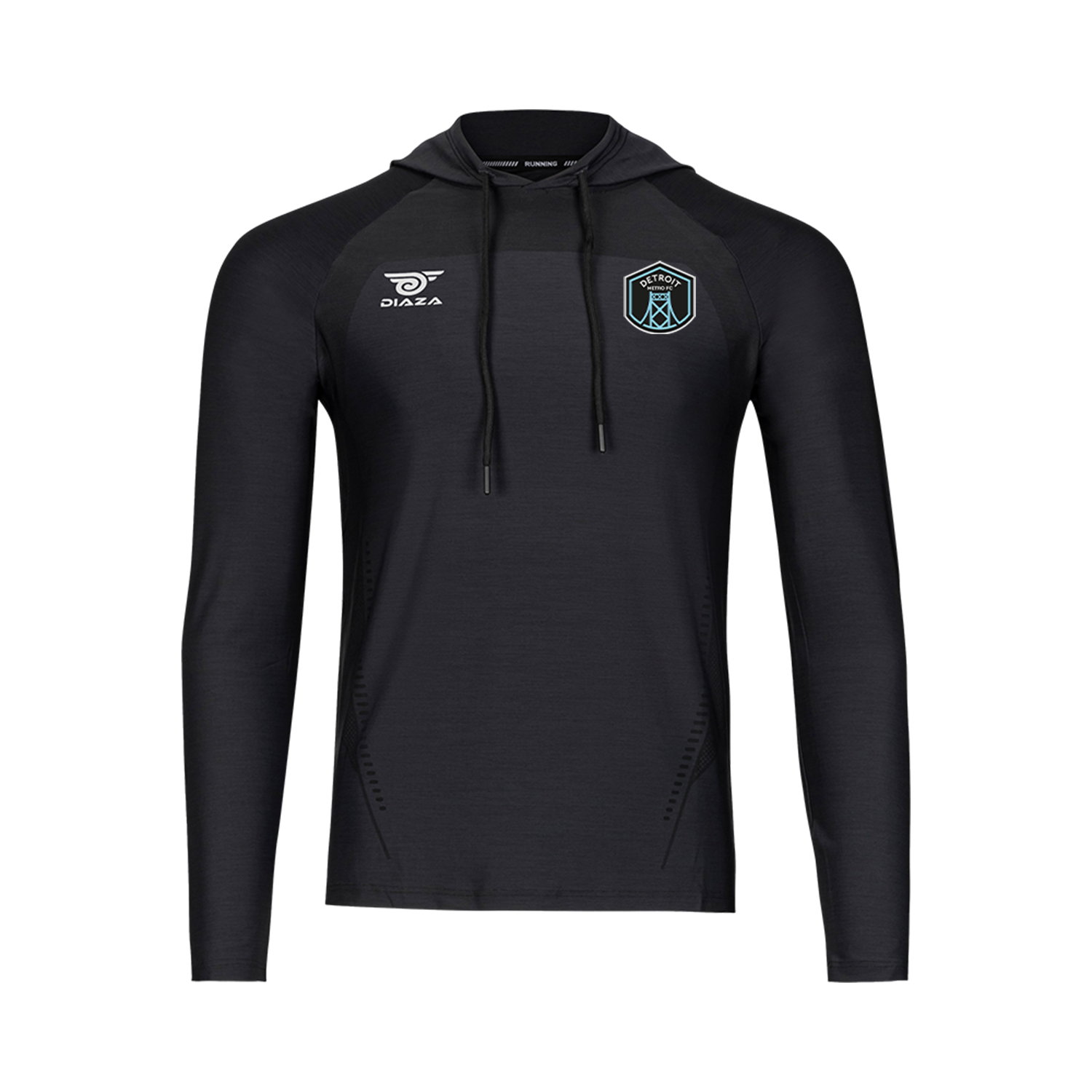 Detroit Metro FC Suba Hooded Long Sleeve - Diaza Football 