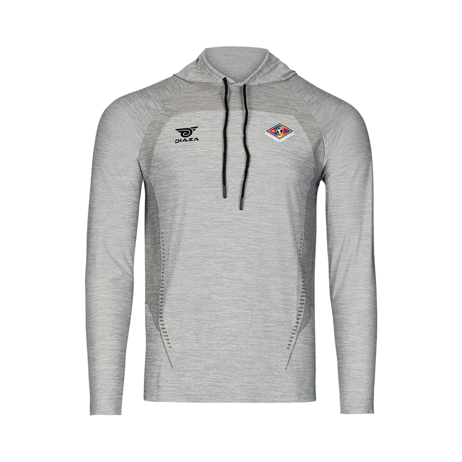 Cultures United Suba Hooded Long Sleeve Light Gray - Diaza Football 
