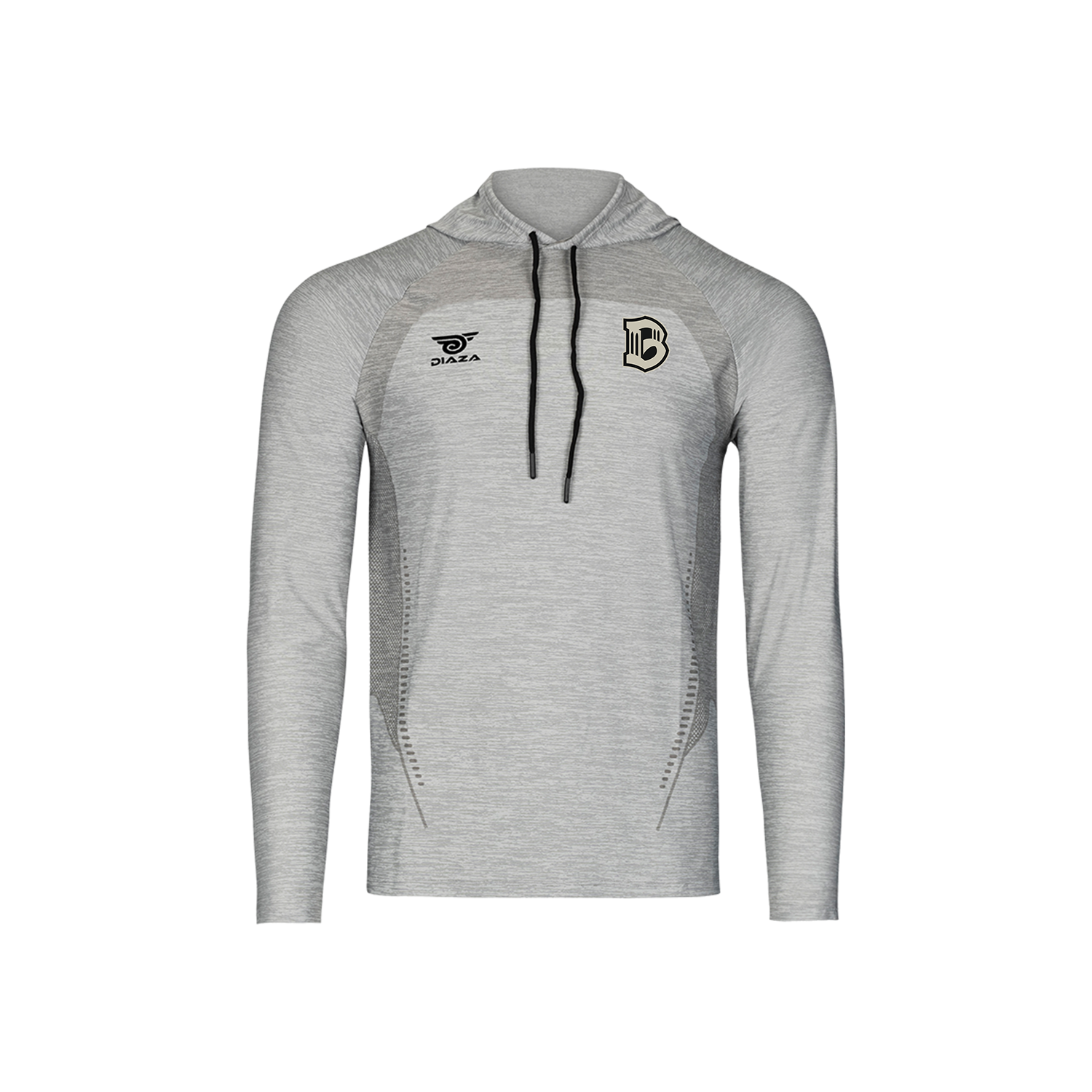 Brooklyn FC Suba Hooded Long Sleeve Grey - Diaza Football 