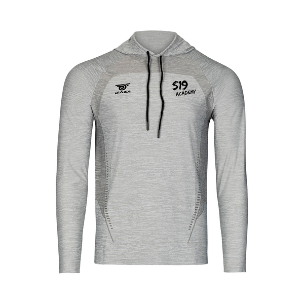 S19 Academy Suba Hooded Long Sleeve Grey - Diaza Football 
