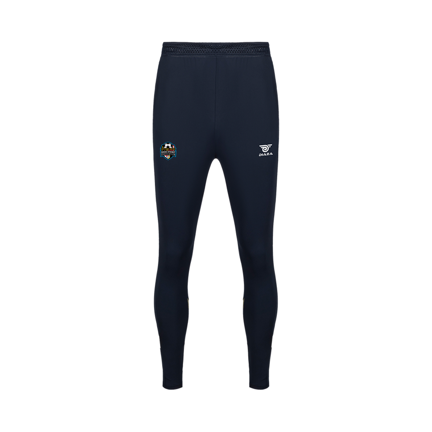 Referee Official's Association Tunnel Pants Dark Navy/ Yellow - Diaza Football 