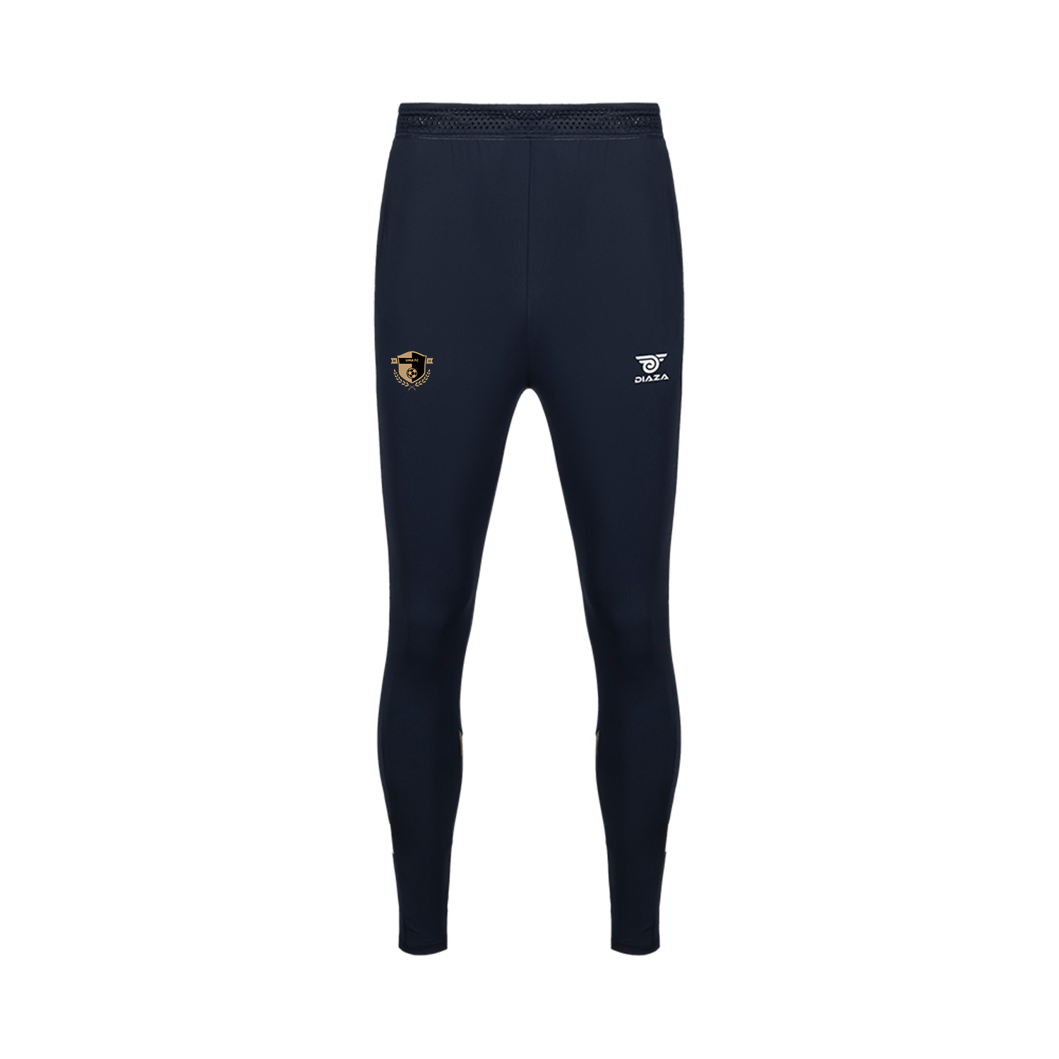 UMA Tunnel Pants Dark Navy/ Yellow - Diaza Football 