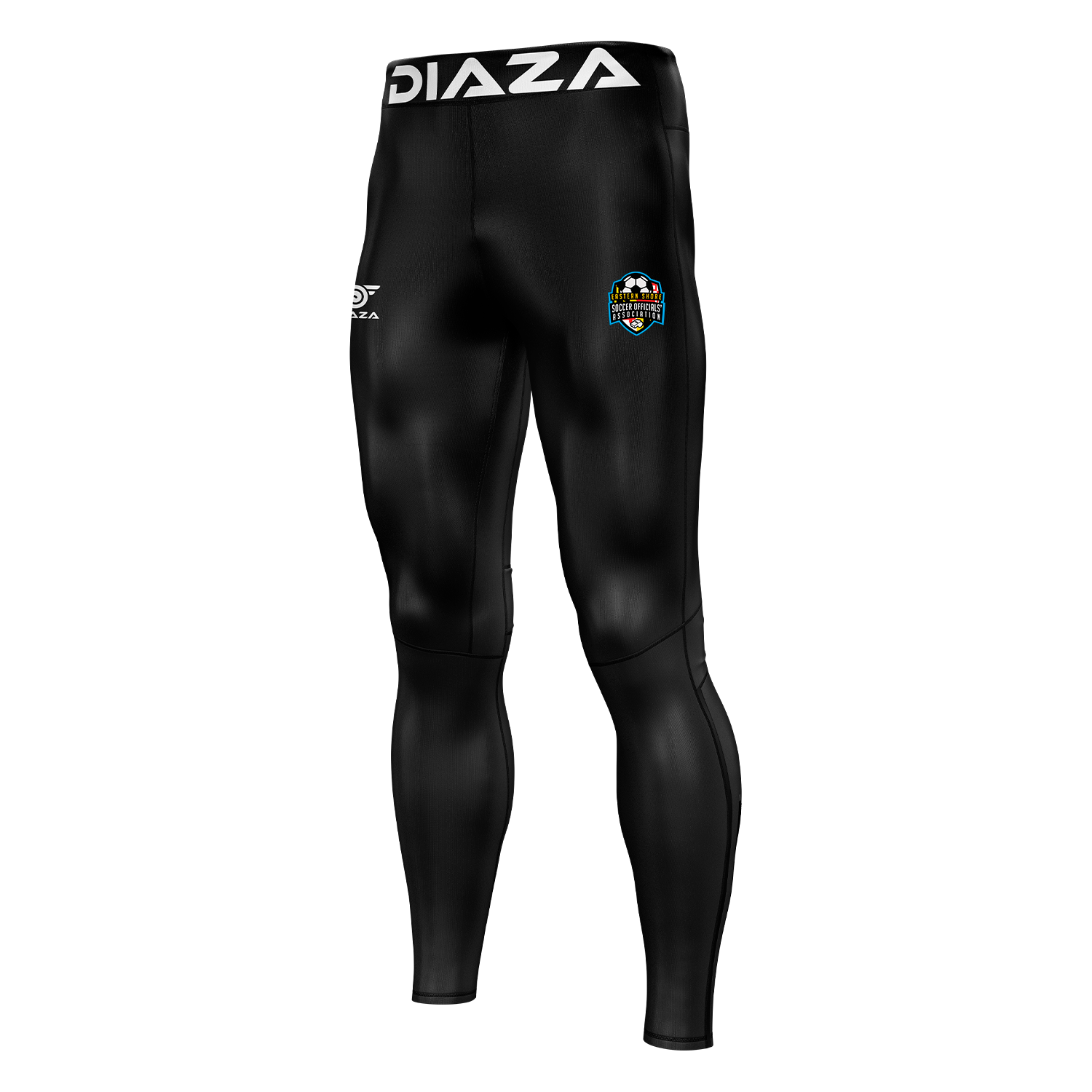 Referee Compression Pants Men Black - Diaza Football 