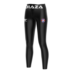 Manhattan Kickers Compression Pants Women Black - Diaza Football 