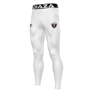 Elites United Compression Leg Away White - Diaza Football 