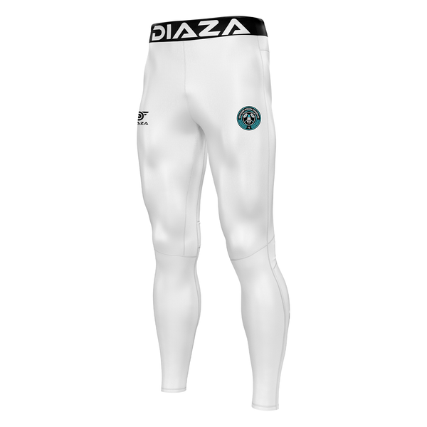 SI Guardians Pantalones de Compresión Hombre Blanco