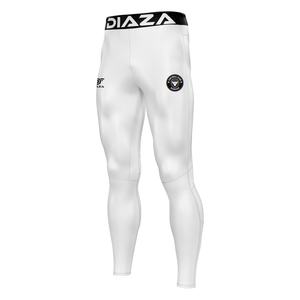 Durham Compression Pants Men White - Diaza Football 
