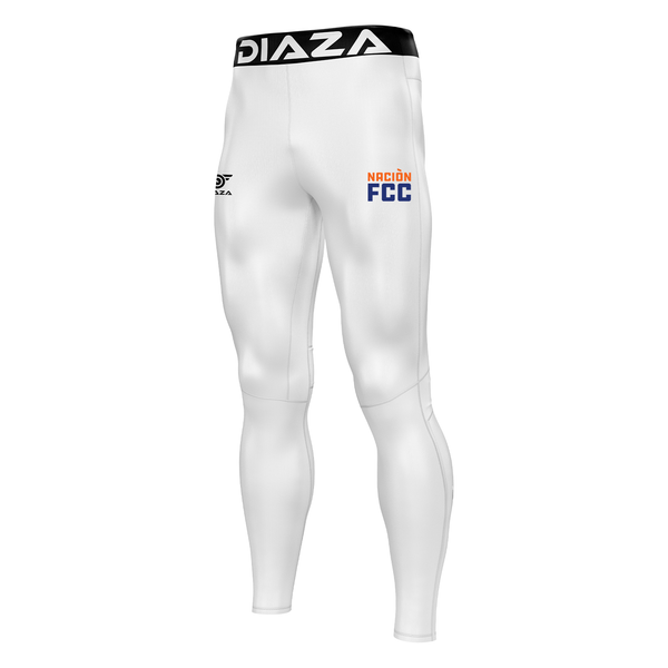 Nacion FFC Compression Pants Men White - Diaza Football 