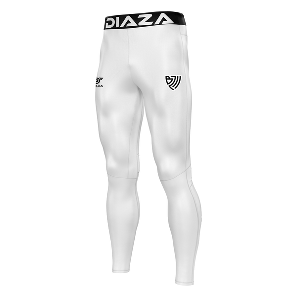 BZW Compression Pants Men White - Diaza Football 