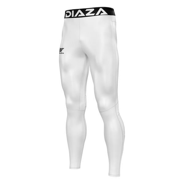 Diaza Flex Compression Pants Men White - Diaza Football 