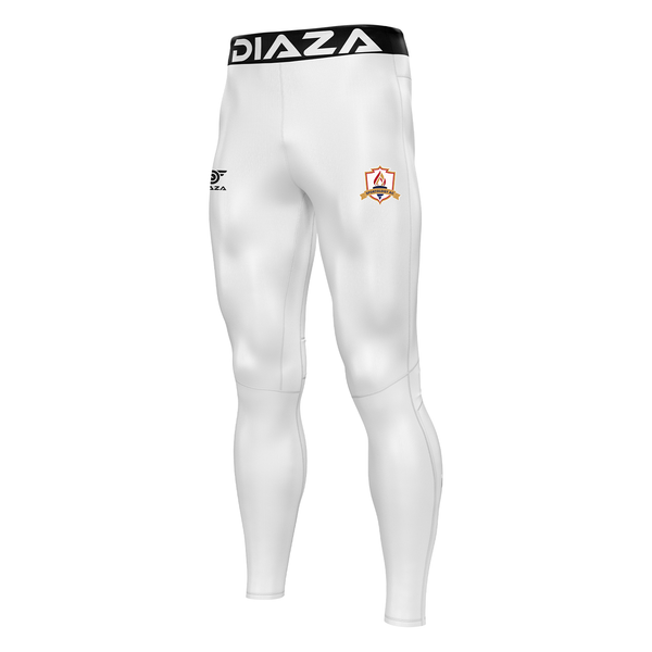 Diaza Flex Pantalones De Compresión Hombre Blanco