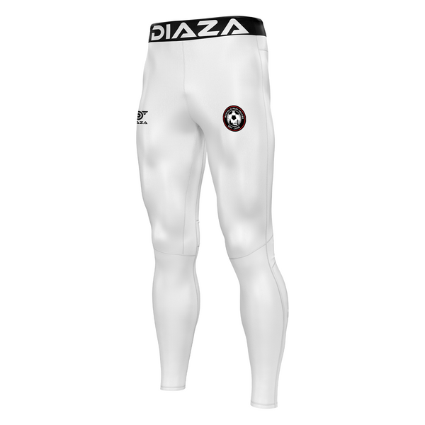 Boston Street Compression Pants Men White - Diaza Football 