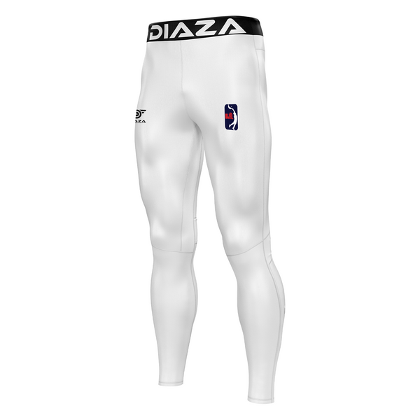 Jai Lai Compression Pants Men White - Diaza Football 