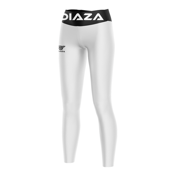 Diaza Flex Compression Pants Women White - Diaza Football 
