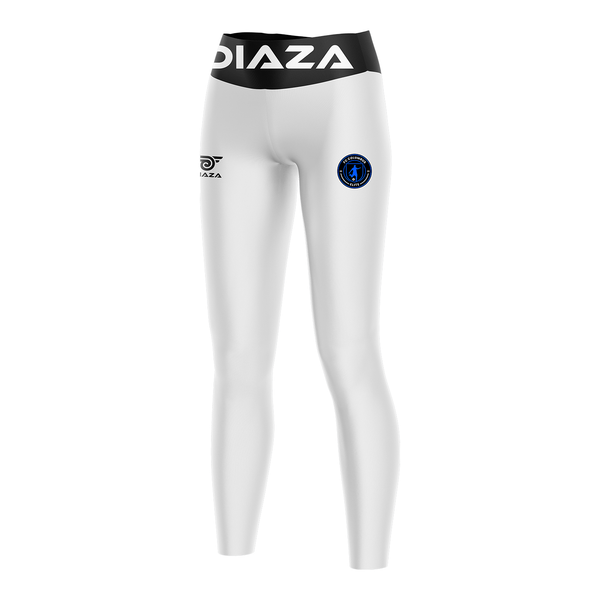 FC Columbus Compression Pants Women White - Diaza Football 