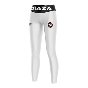 Boston Street Compression Pants Women White - Diaza Football 