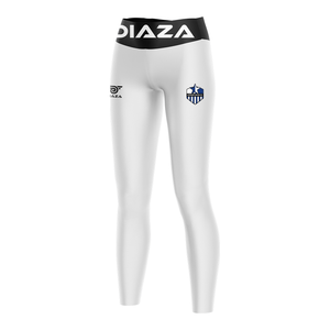 Asteras Youth Compression Pants Women White - Diaza Football 