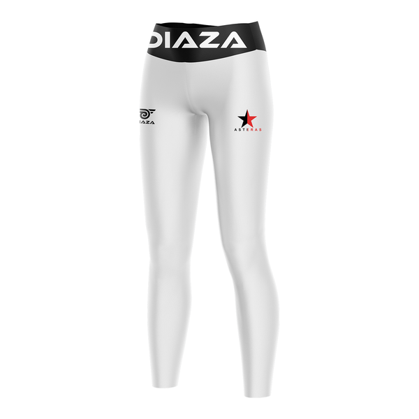 Asteras Compression Pants Women White - Diaza Football 
