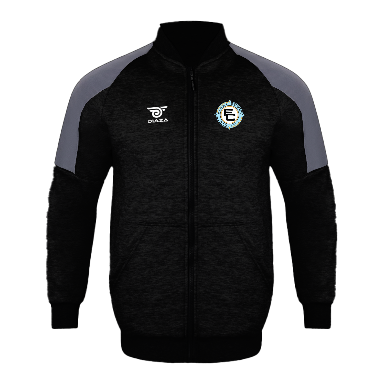First Coast Athletic Vintage Jacket Black - Diaza Football 