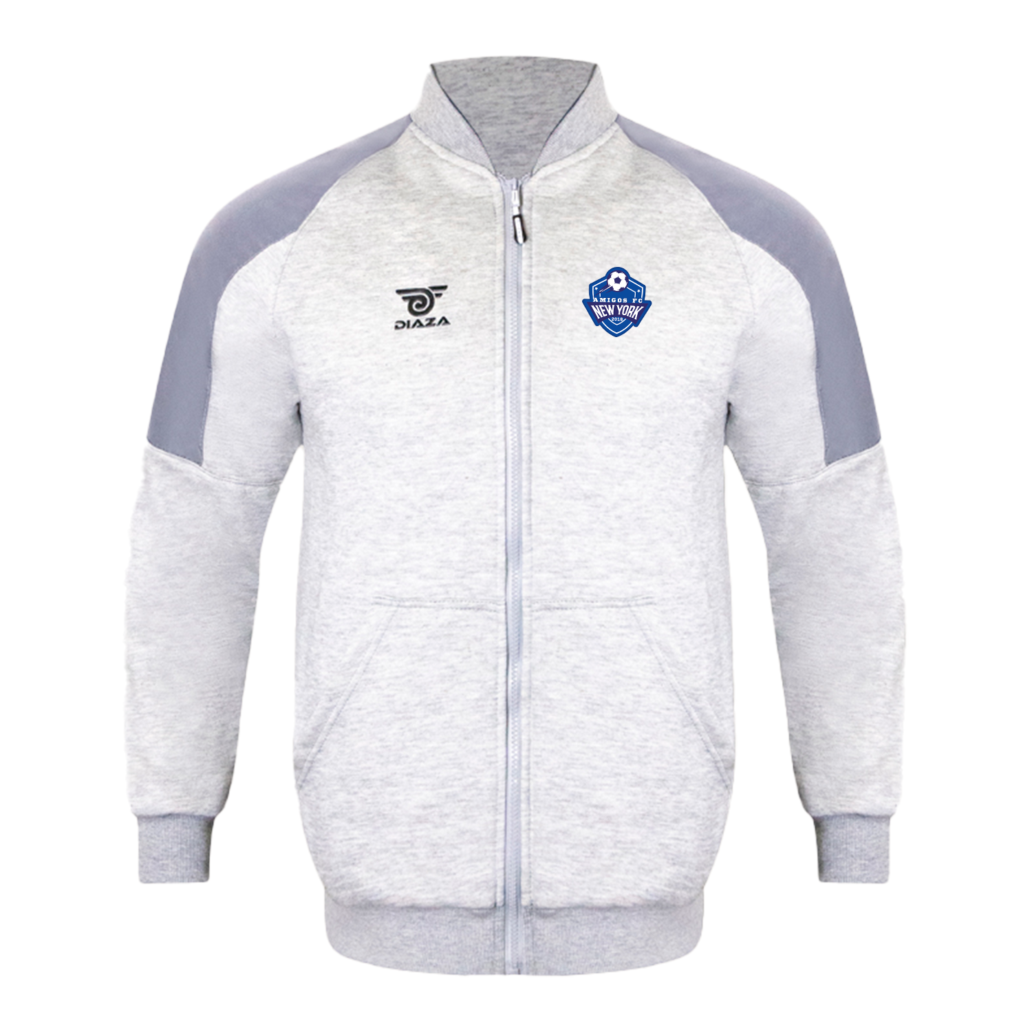 Amigos FC Vintage Jacket Grey - Diaza Football 