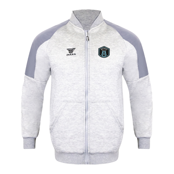 Detroit Metro FC Vintage Jacket Grey - Diaza Football 