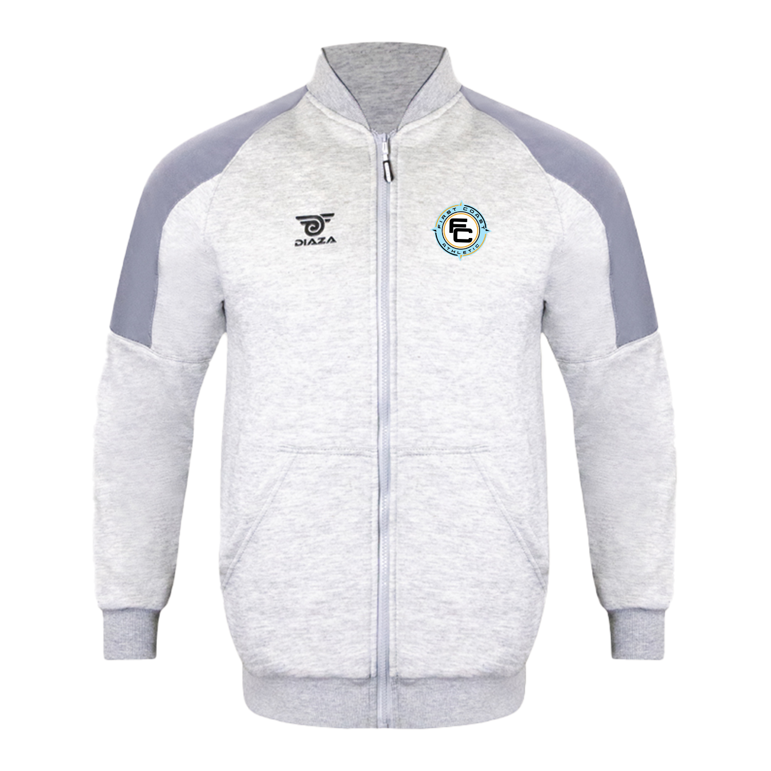 First Coast Athletic Vintage Jacket Grey - Diaza Football 