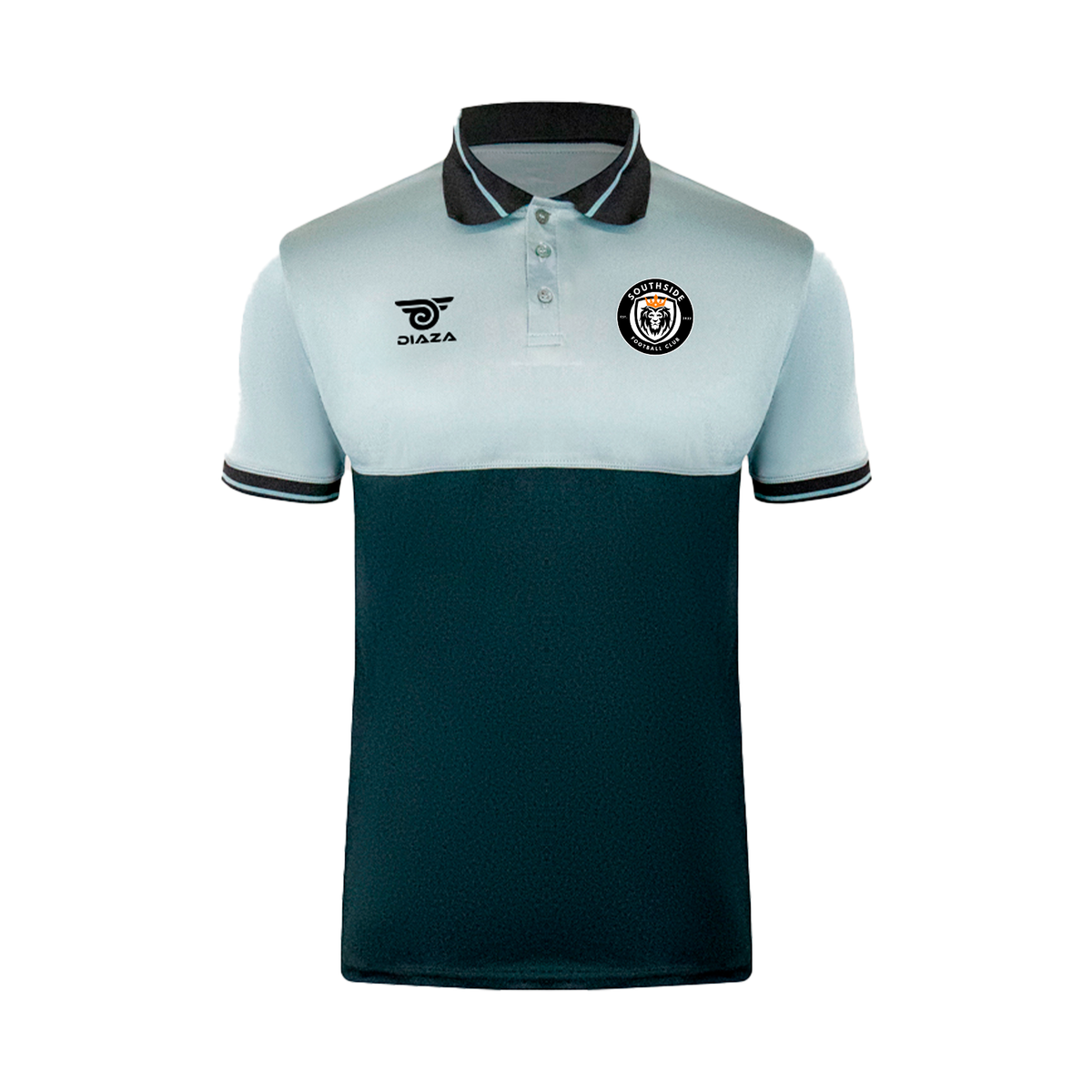 Southside FC Classic Polo Black Grey
