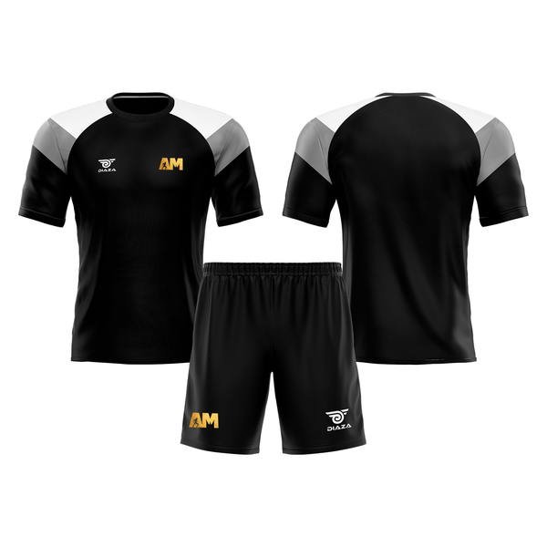 AM Training Tri-Tone Practice Kit Black - Diaza Football 