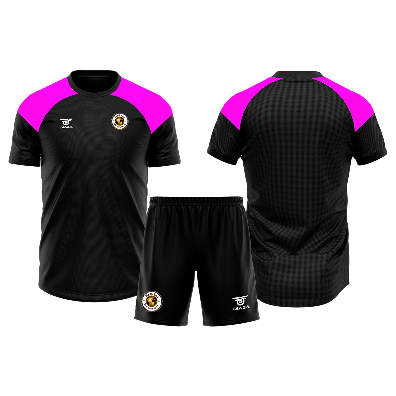 NEI FC Tri-Tone Practice Kit Pink - Diaza Football 