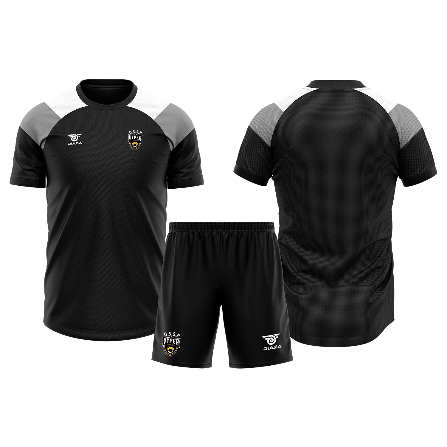 Vyper Academy Tri-Tone Practice Kit Black - Diaza Football 