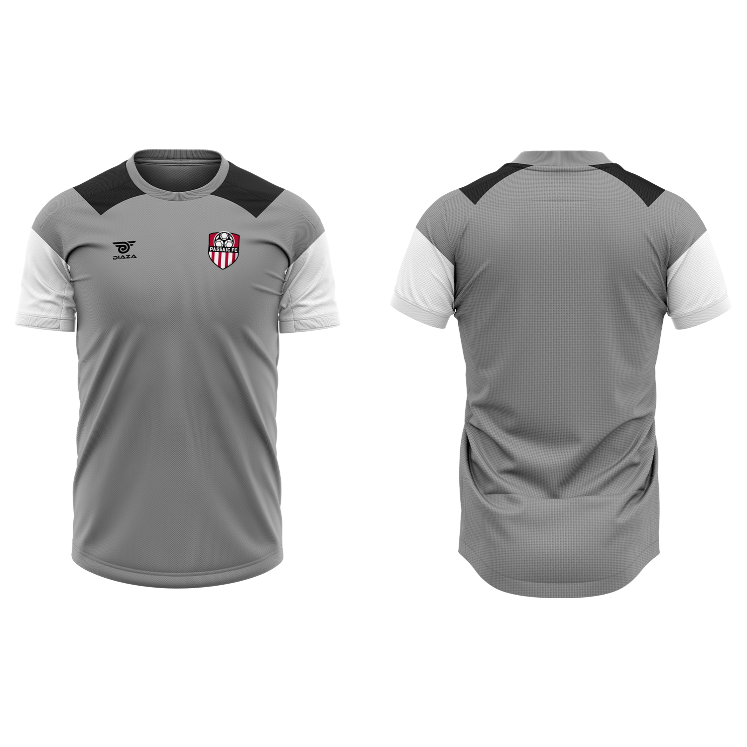 Passaic FC Tri-Tone Practice Jersey Grey - Diaza Football 