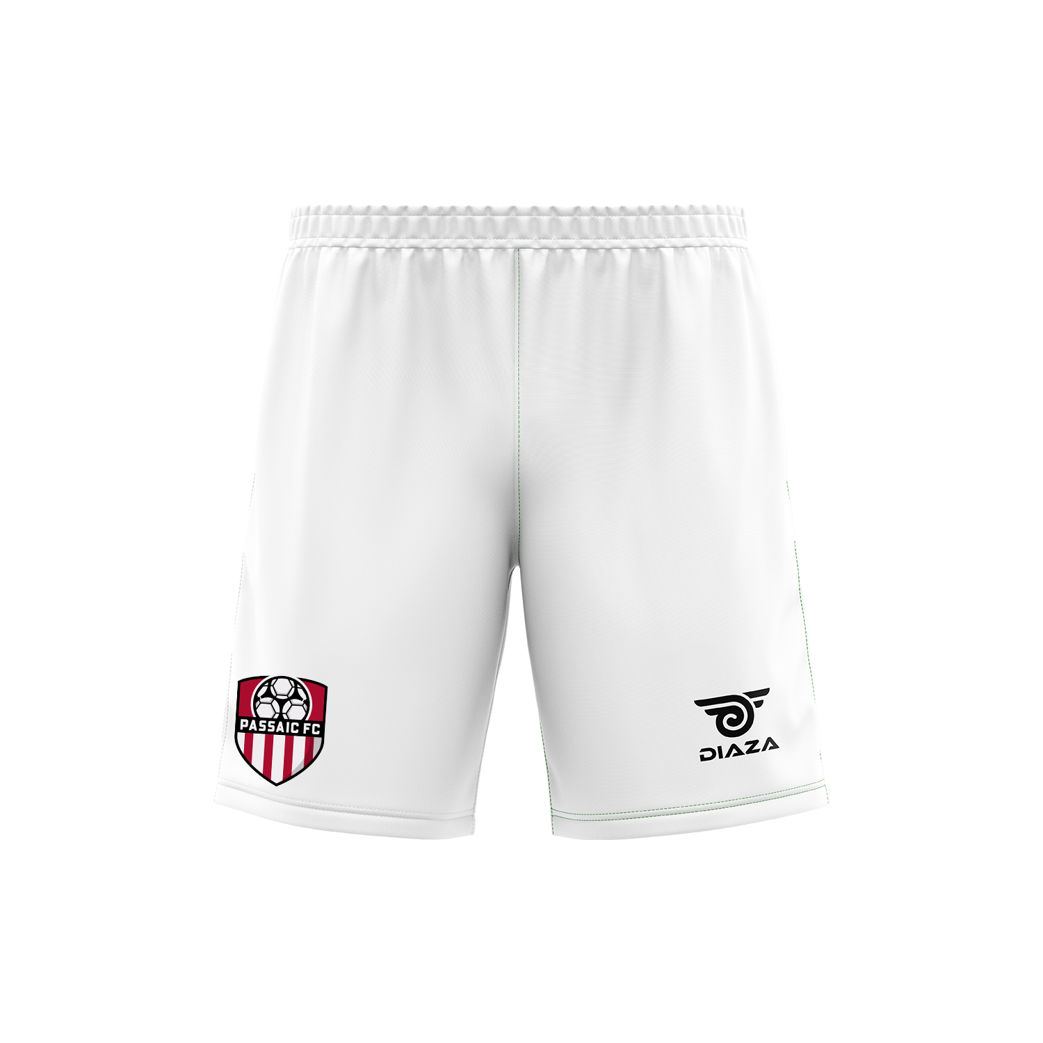 Passaic FC Tri-Tone Practice Short White - Diaza Football 