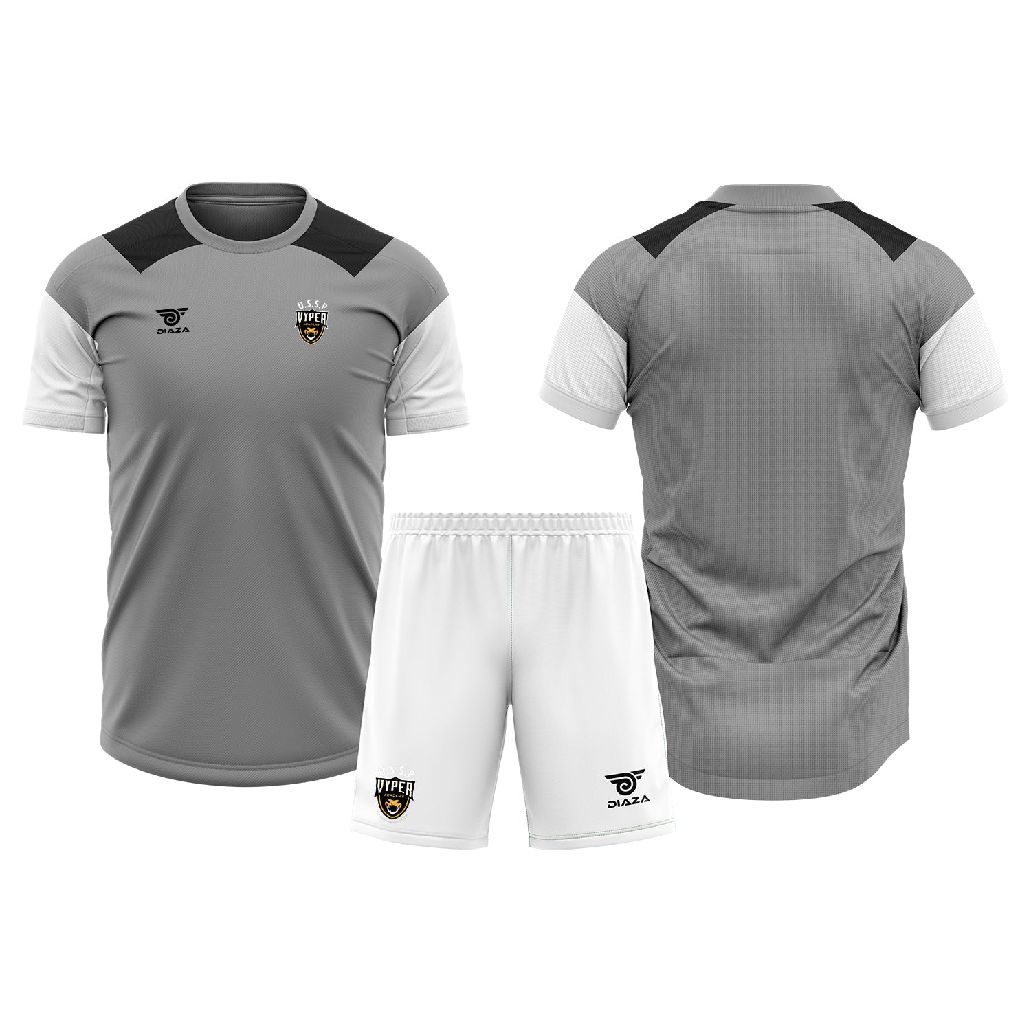 Vyper Academy Tri-Tone Practice Kit Grey - Diaza Football 