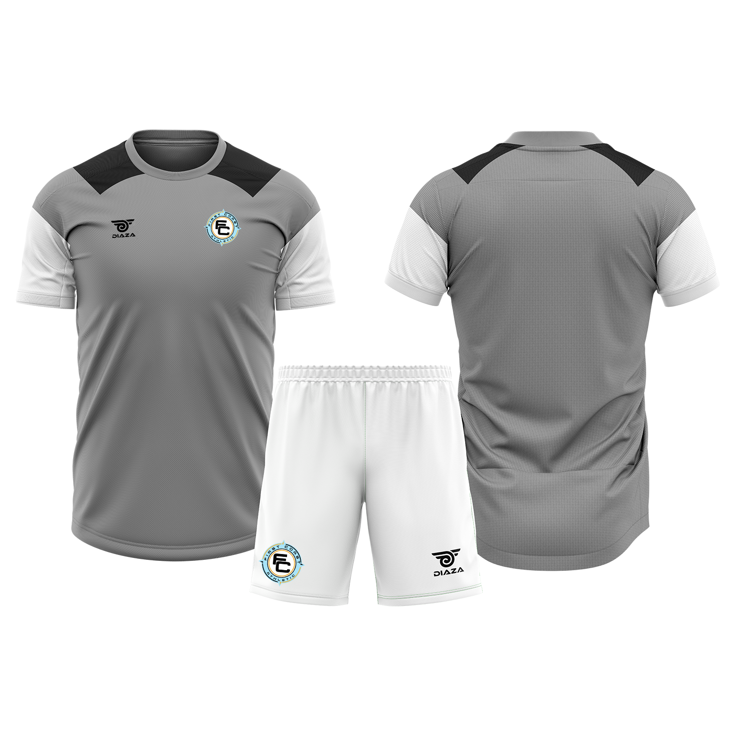 First Coast Athletic Tri-Tone Practice Kit Grey - Diaza Football 