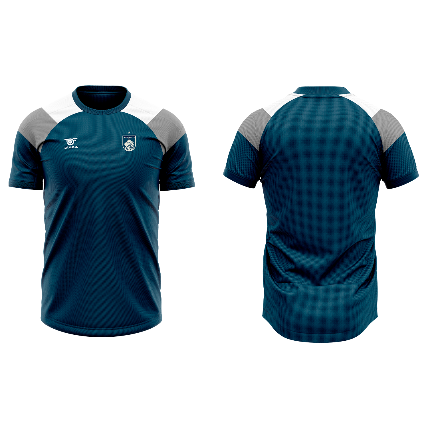 Woodland FC Tri-Tone Practice Jersey Blue
