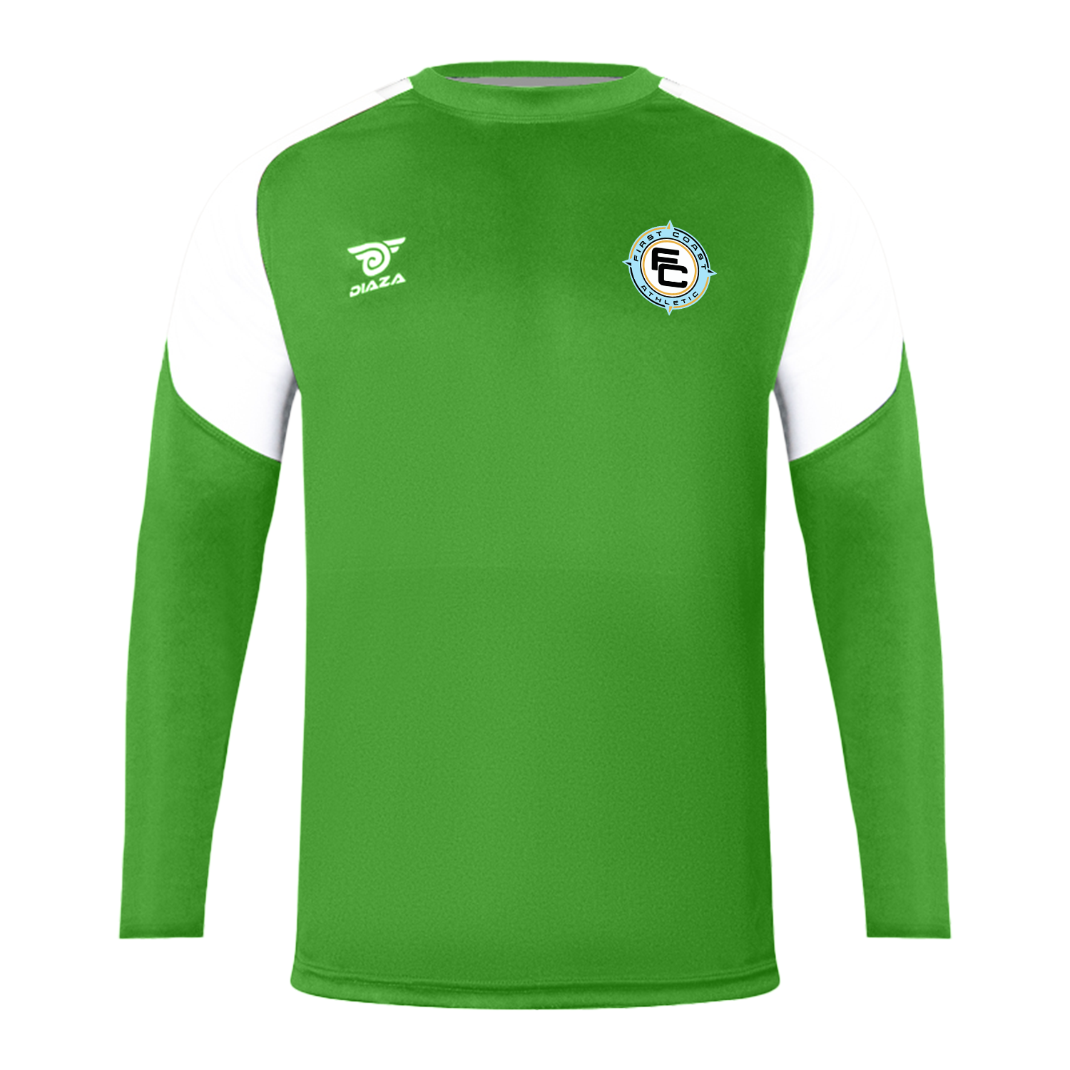 First Coast Athletic Long Sleeve Training Green - Diaza Football 