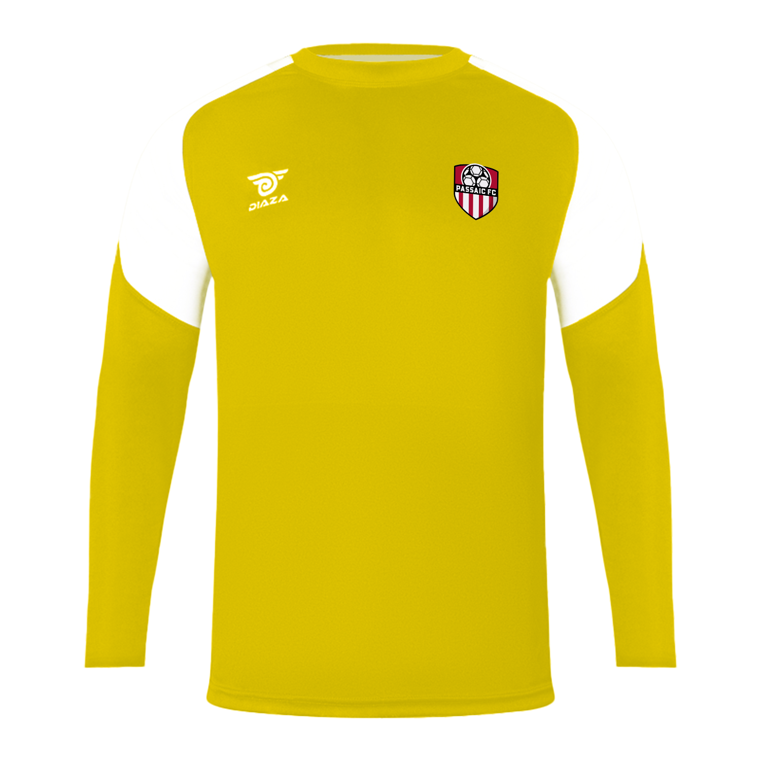 Passaic FC Long Sleeve Training Yellow - Diaza Football 