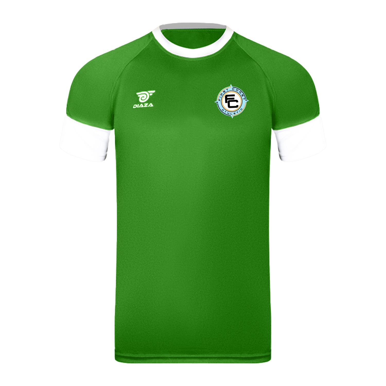 First Coast Athletic Short Sleeve Training Green - Diaza Football 