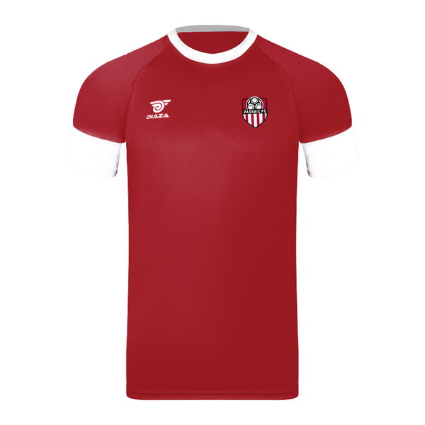 Passaic FC Short Sleeve Training Red