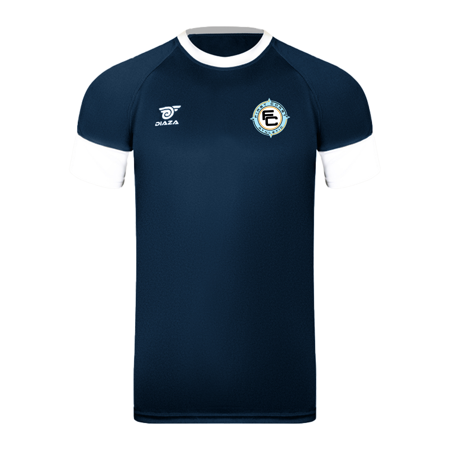 First Coast Athletic Short Sleeve Training Navy Blue - Diaza Football 
