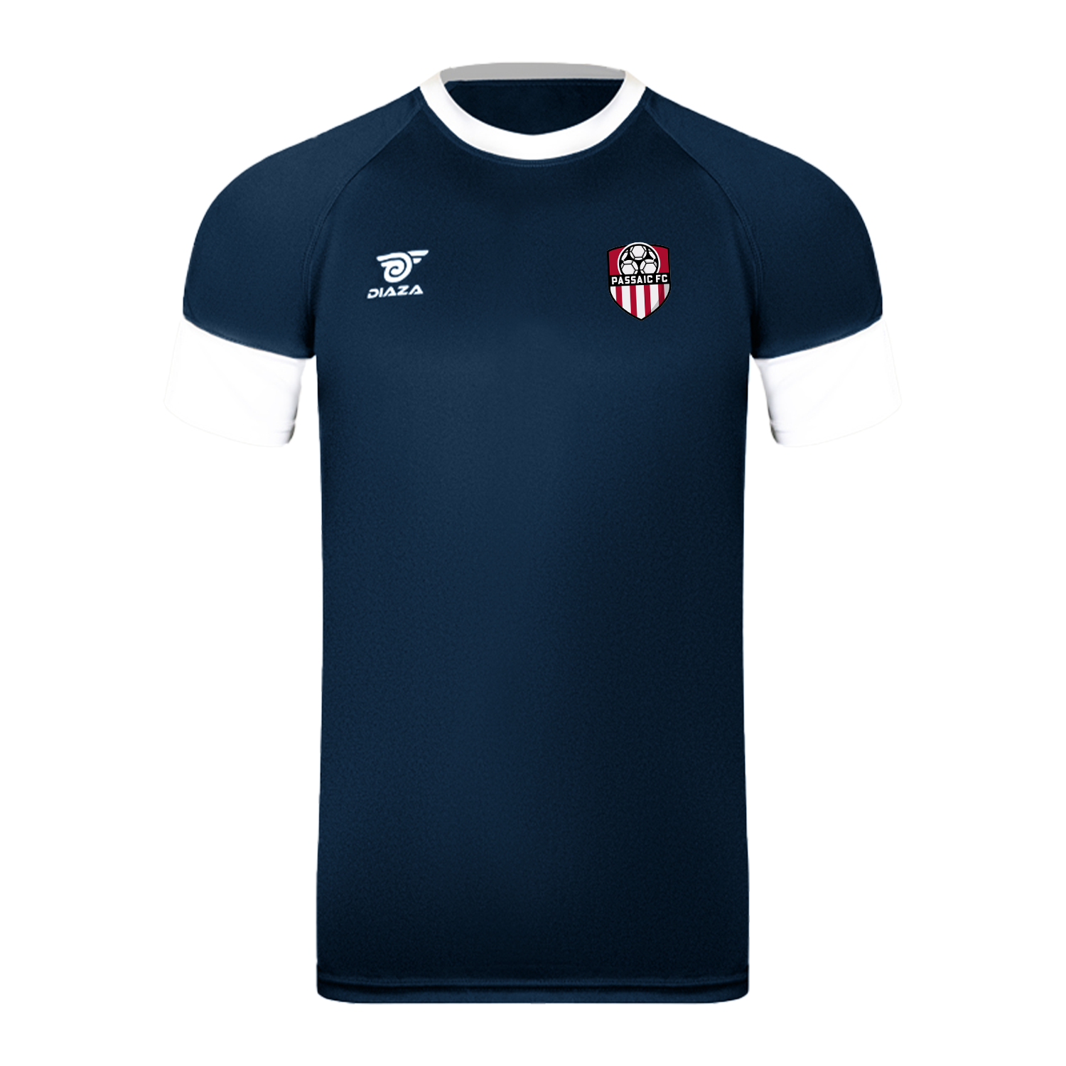Passaic FC Short Sleeve Training Navy Blue - Diaza Football 