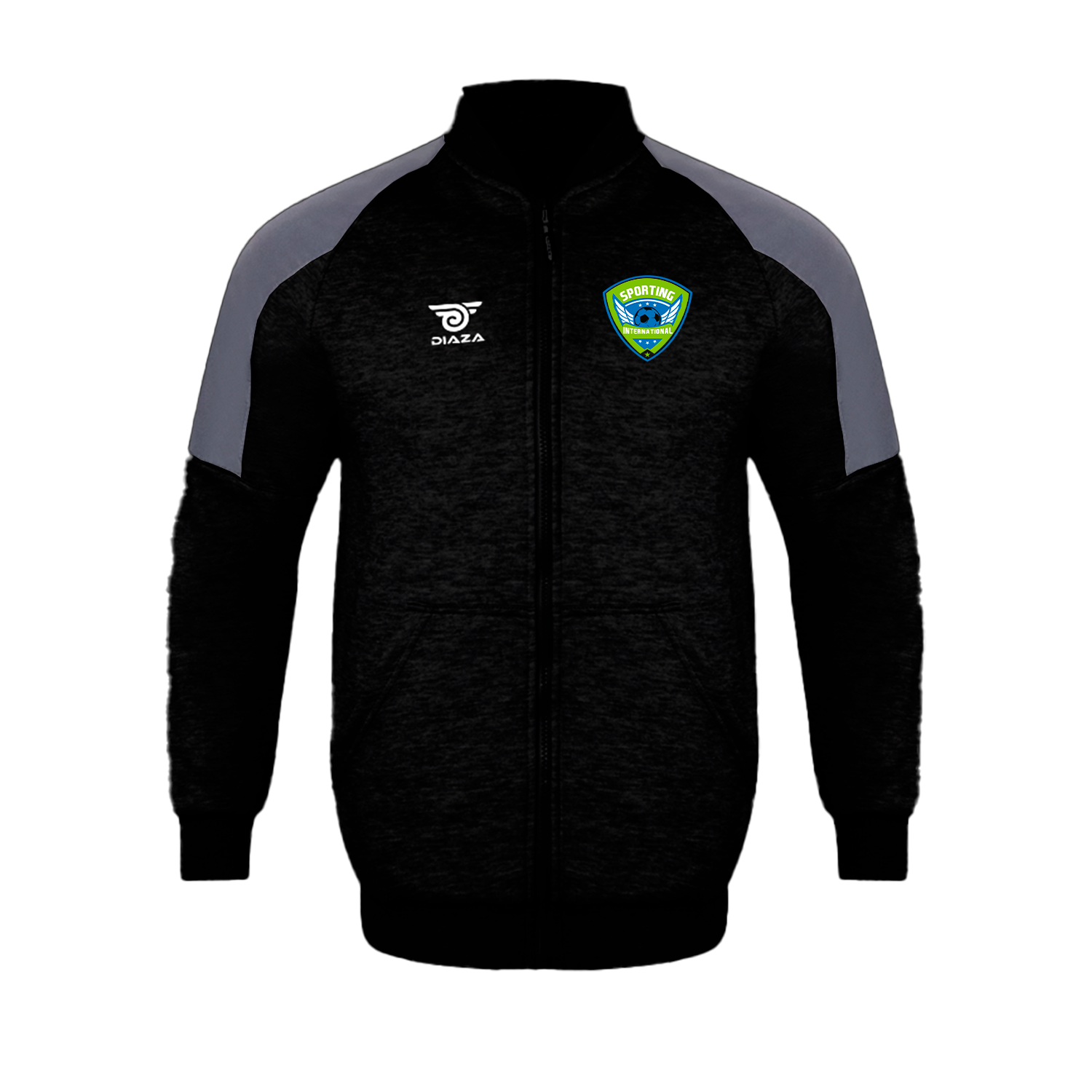 Sporting International Vintage Jacket Black - Diaza Football 