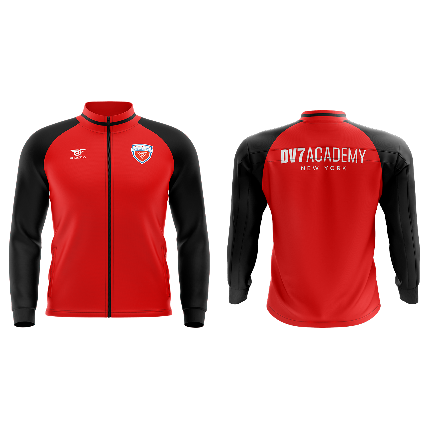 DV7 Academy Tracksuit Top - Diaza Football 