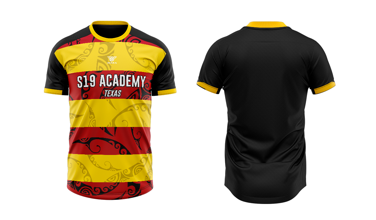 S19 Academy Yellow Red Training Jersey Away - Diaza Football 
