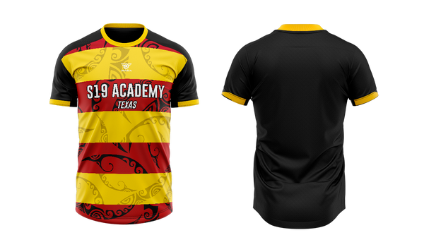 S19 Academy Yellow Red Training Jersey Away - Diaza Football 