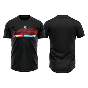 Fountain City Promotional T-Shirt Black - Diaza Football 